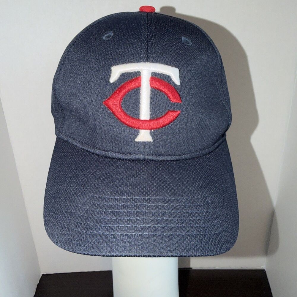 Minnesota Twins MLB OC Sports Hat Cap Navy Blue Red TC Logo Adult Adjustable